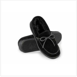 Mypillow Myslippers Womens Black Moccasin Size 7 Slippers